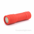 Small Promotion en gros ABS Plastic Colorful Mini Battery LED Light Torch